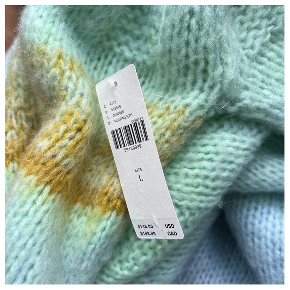 Anthropologie Perri Ombré Oh So Soft Alpaca Blend Tunic Sweater M & L - Picture 9 of 17